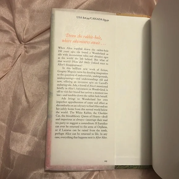 After Alice by Gregory Maguire -- signed copy, fantasy fiction, fairytale - Picture 3 of 8